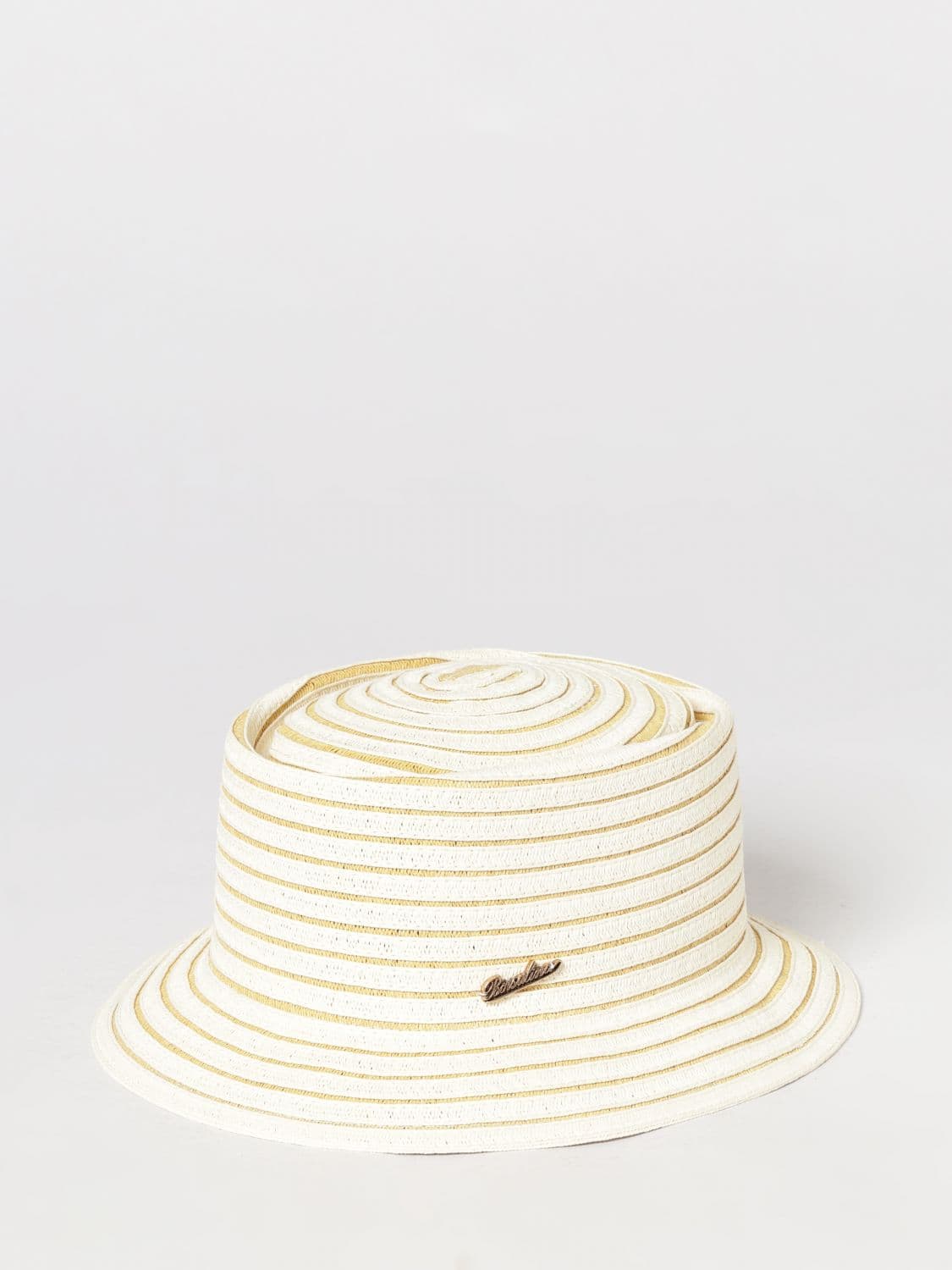 Borsalino Hat Men color Yellow Cream