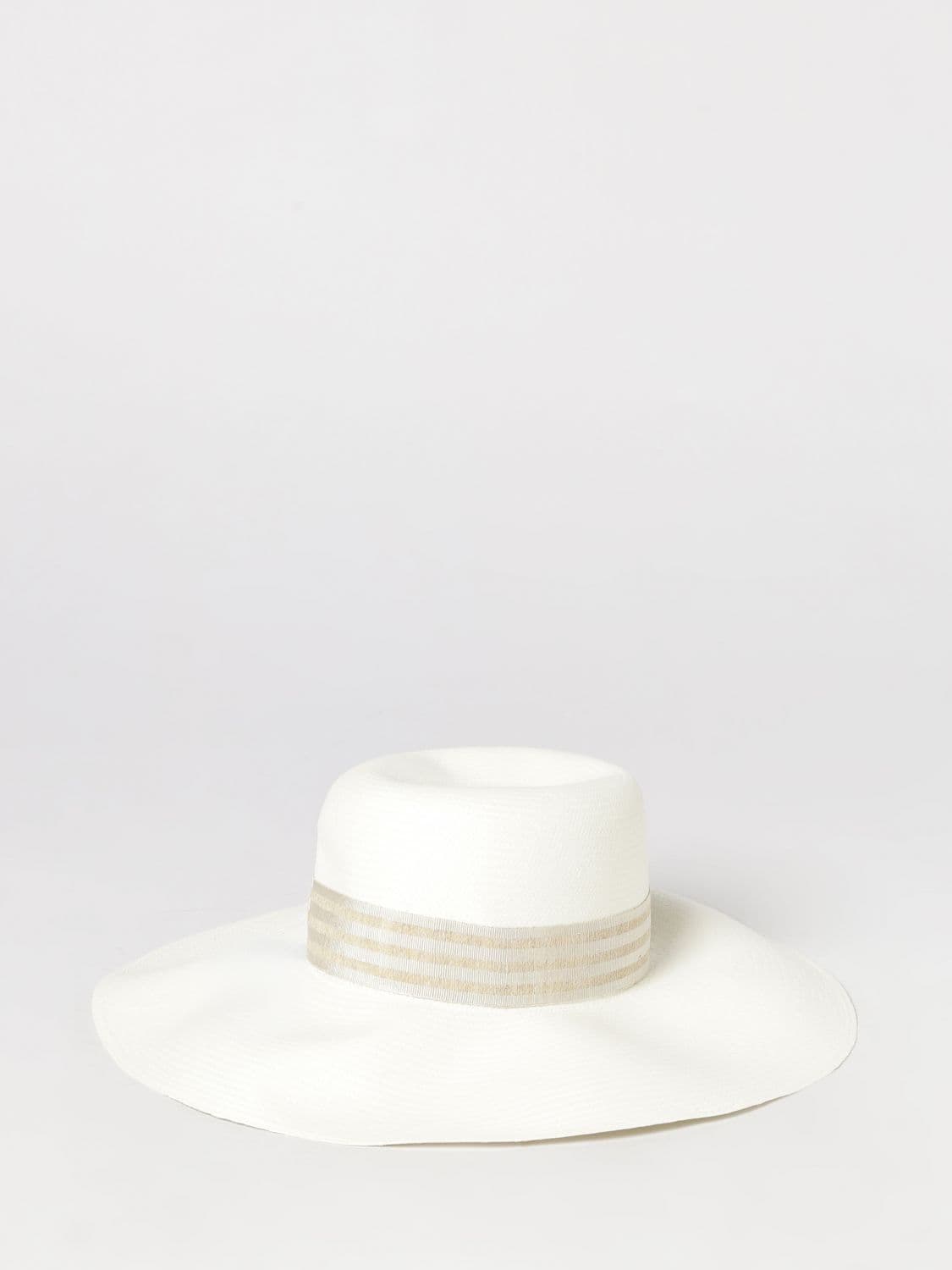 Borsalino Hat Woman color White