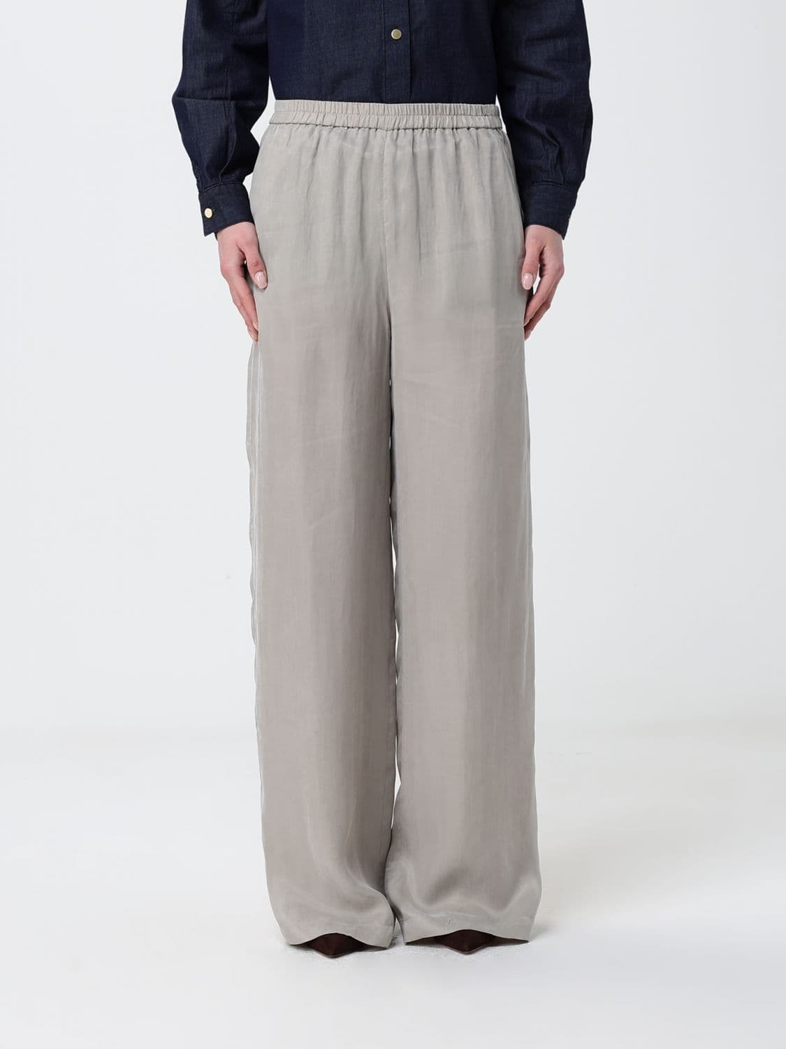Emporio Armani Pants Woman color Pearl
