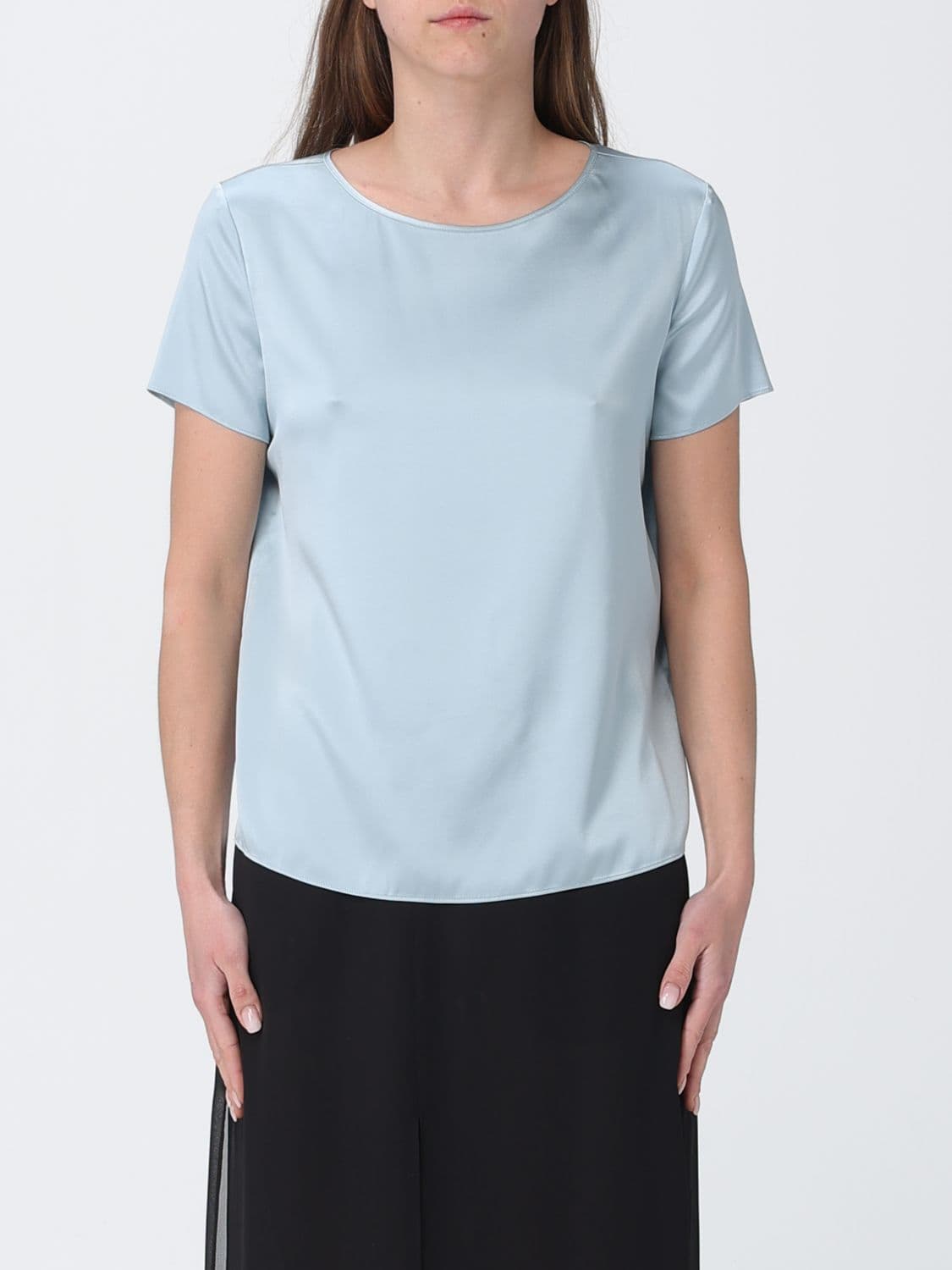 Emporio Armani Top Woman color Sky Blue