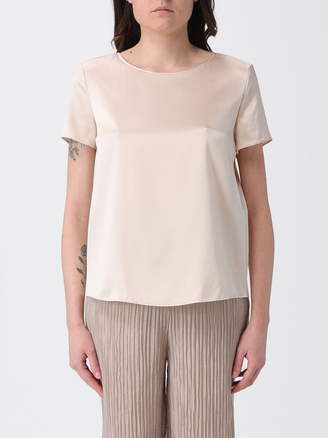 Emporio Armani Top Woman color Blush Pink