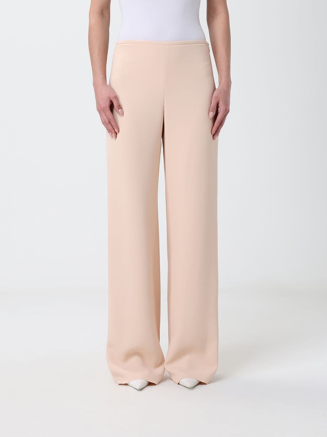 Emporio Armani Pants Woman color Leather