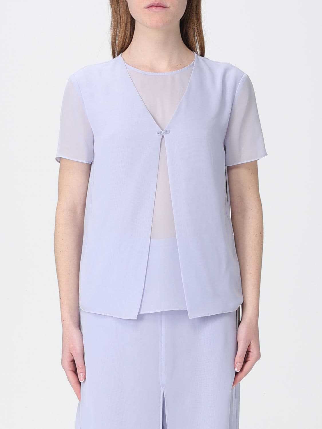 Emporio Armani Top Woman color Lilac