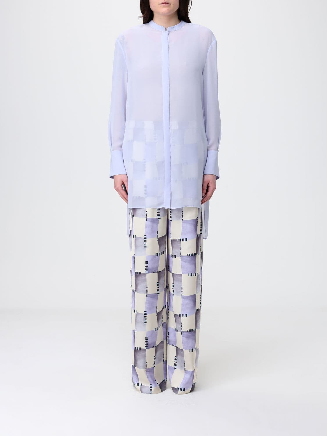 Emporio Armani Shirt Woman color Lilac