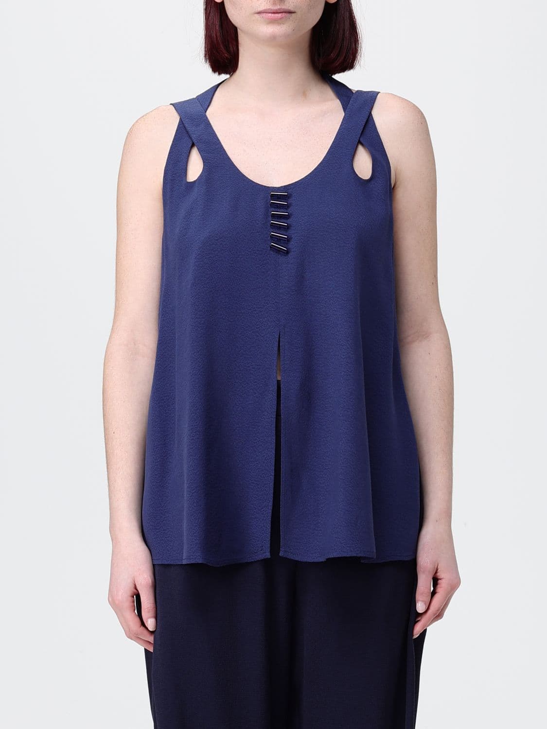 Emporio Armani Top Woman color Blue