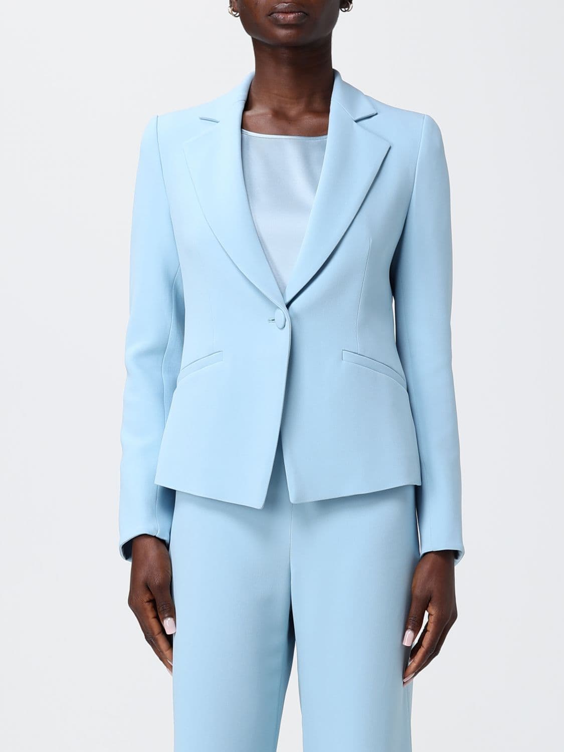 Emporio Armani Jacket Woman color Gnawed Blue