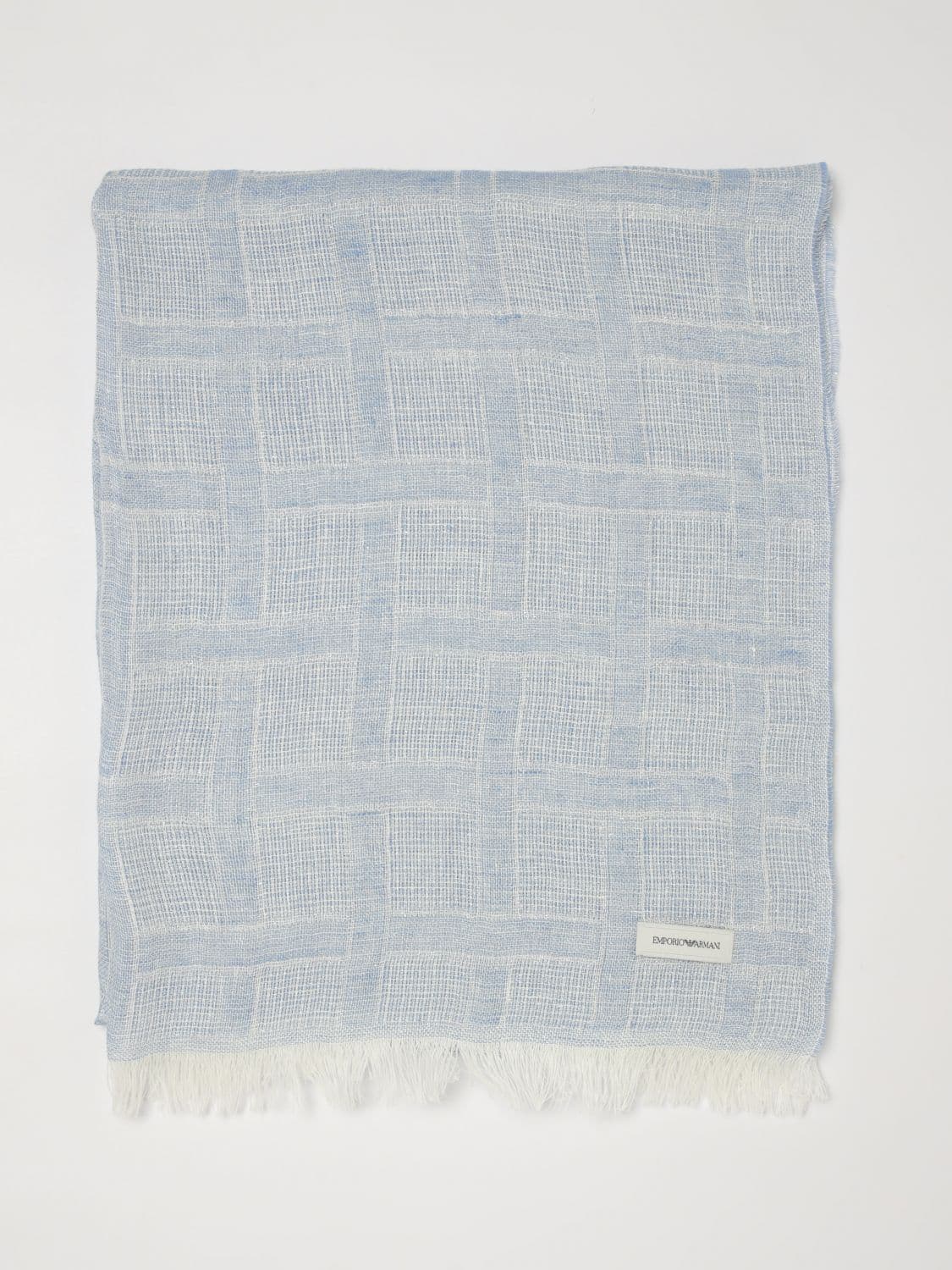 Emporio Armani Scarf Woman color Gnawed Blue