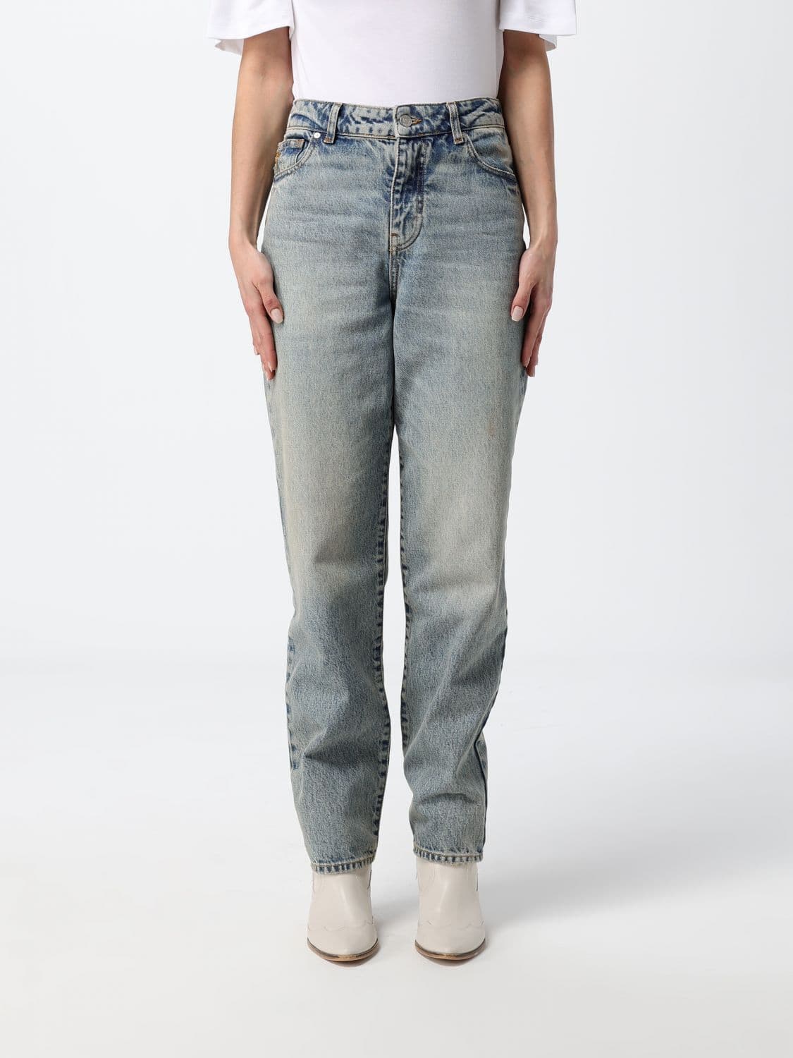 Armani Jeans Jeans Woman color Stone Washed