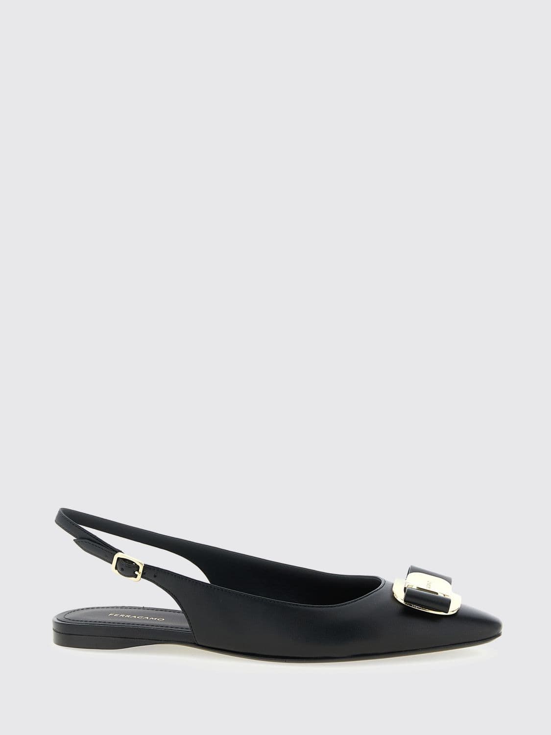 Ferragamo Ballet Flat Woman color Black