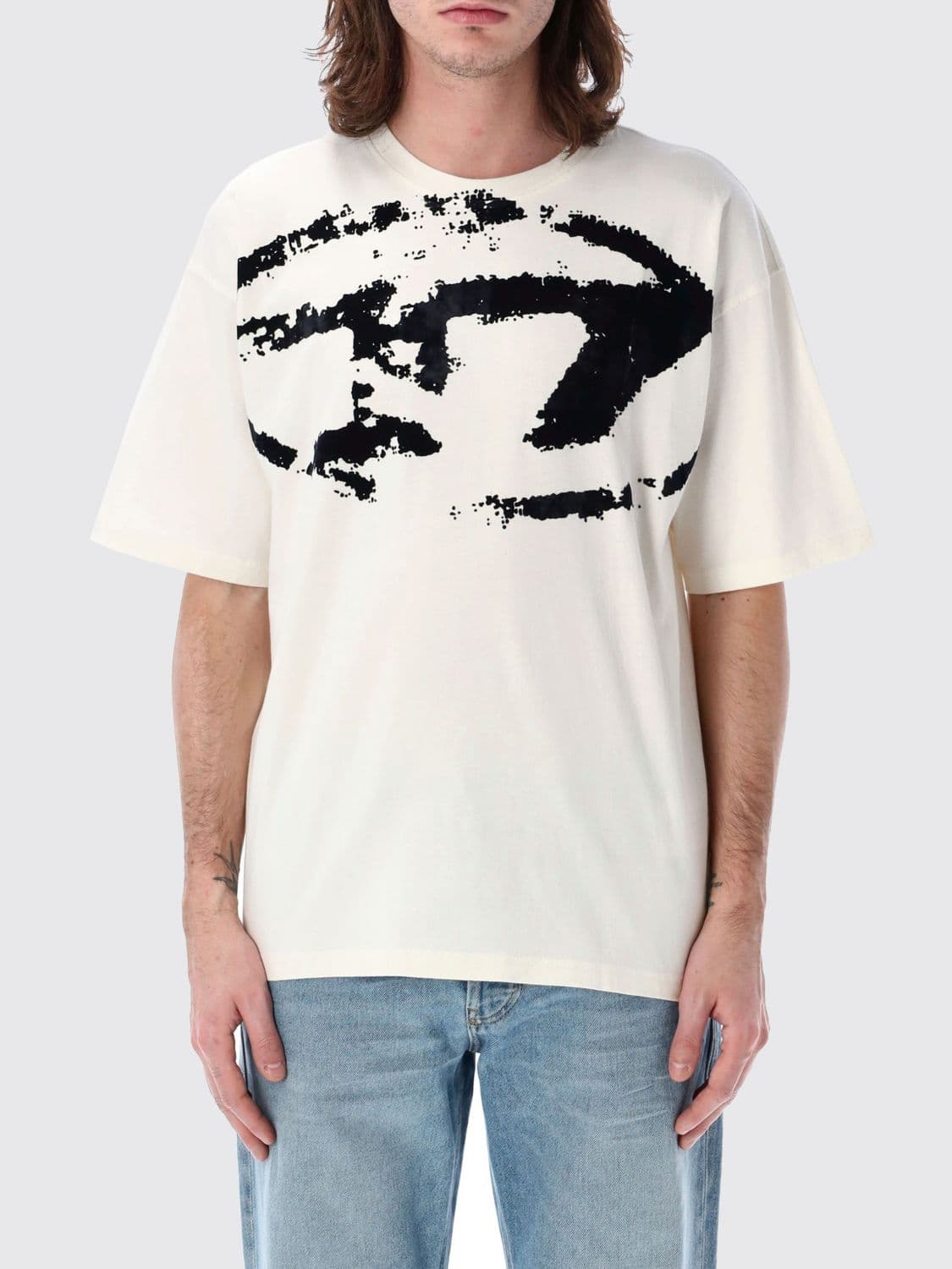 Diesel T-Shirt Men color Ivory