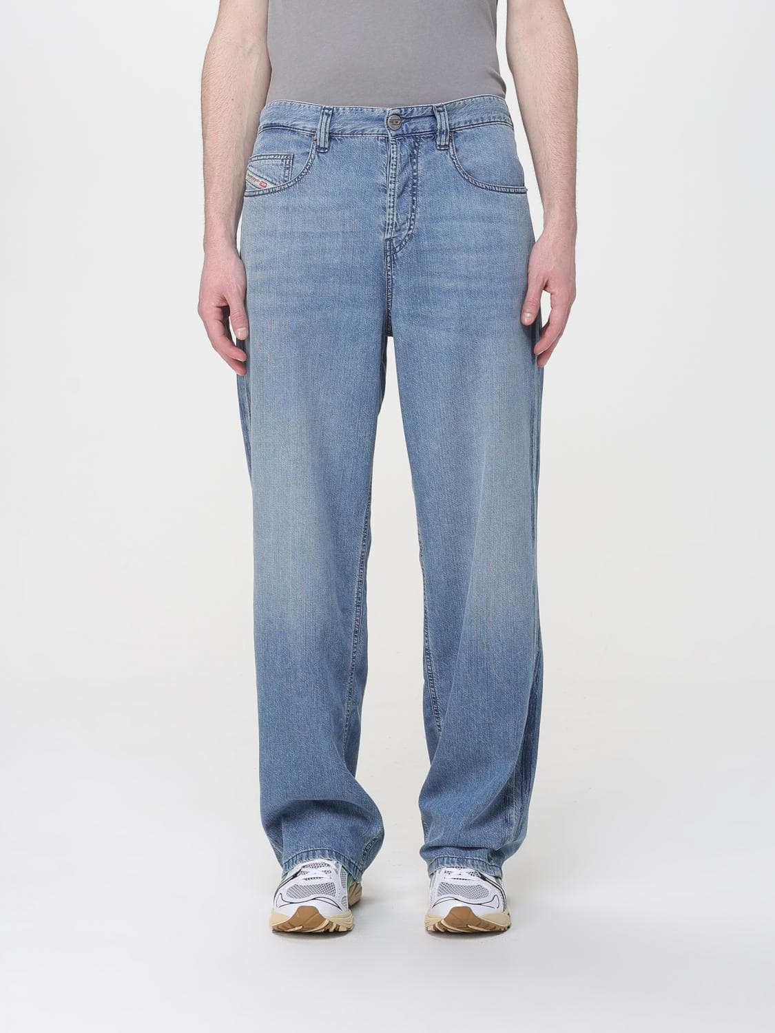 Diesel Jeans Men color Stone Washed
