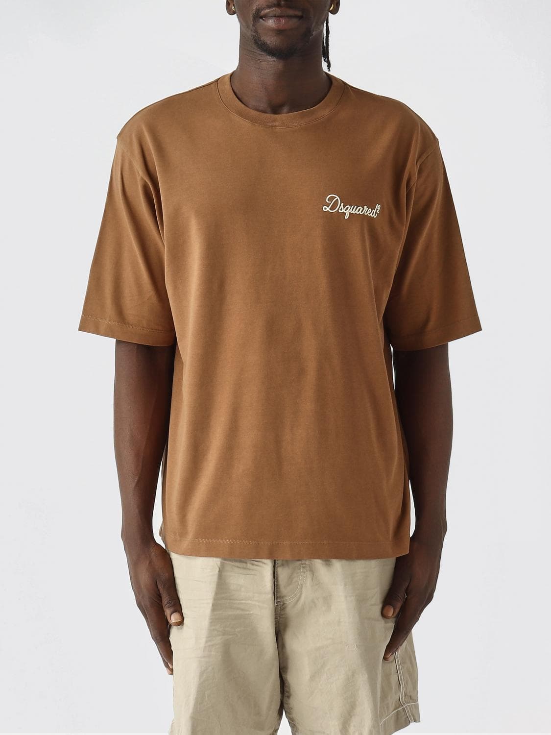 Dsquared2 T-Shirt Men color Brown