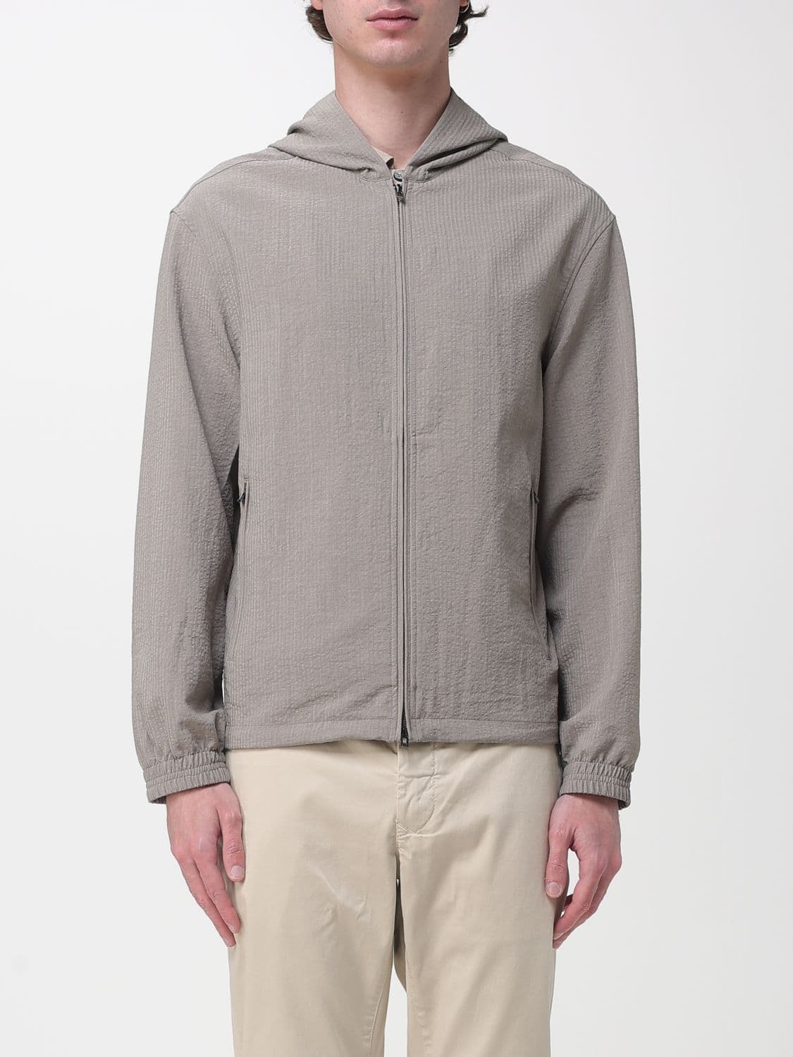 Emporio Armani Jacket Men color Kaki