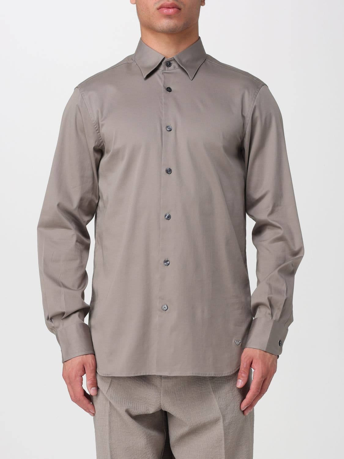 Emporio Armani Shirt Men color Grey