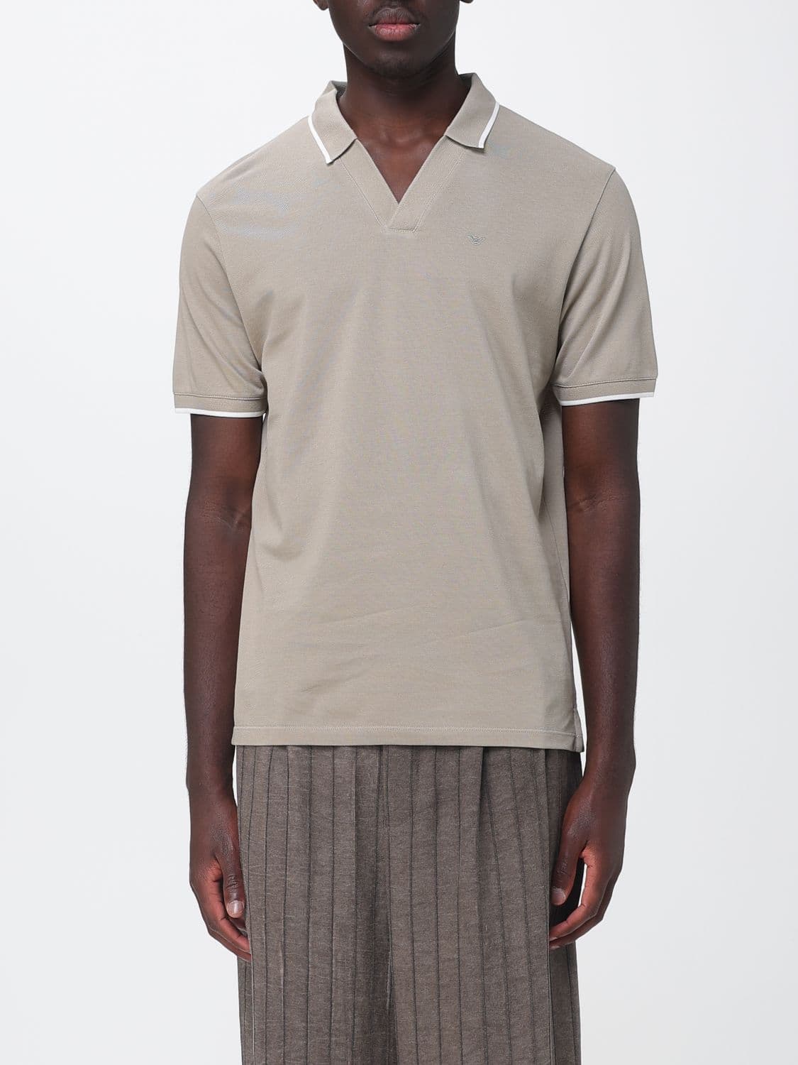 Emporio Armani Polo Shirt Men color Kaki