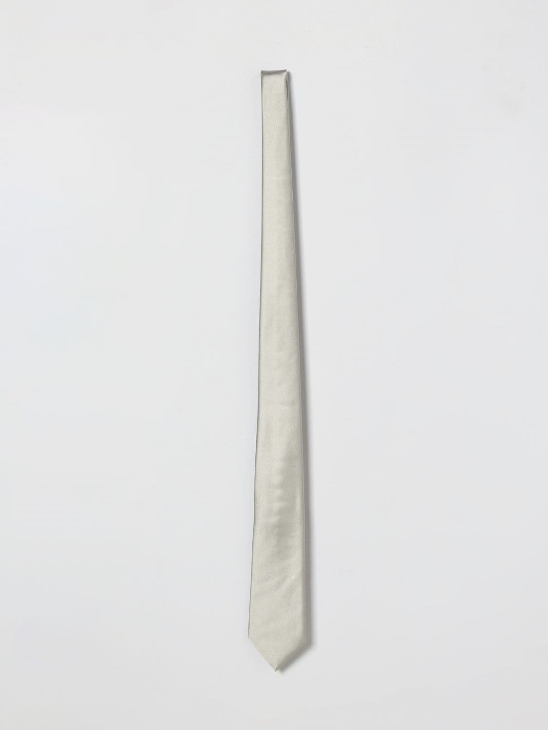 Emporio Armani Tie Men color Silver