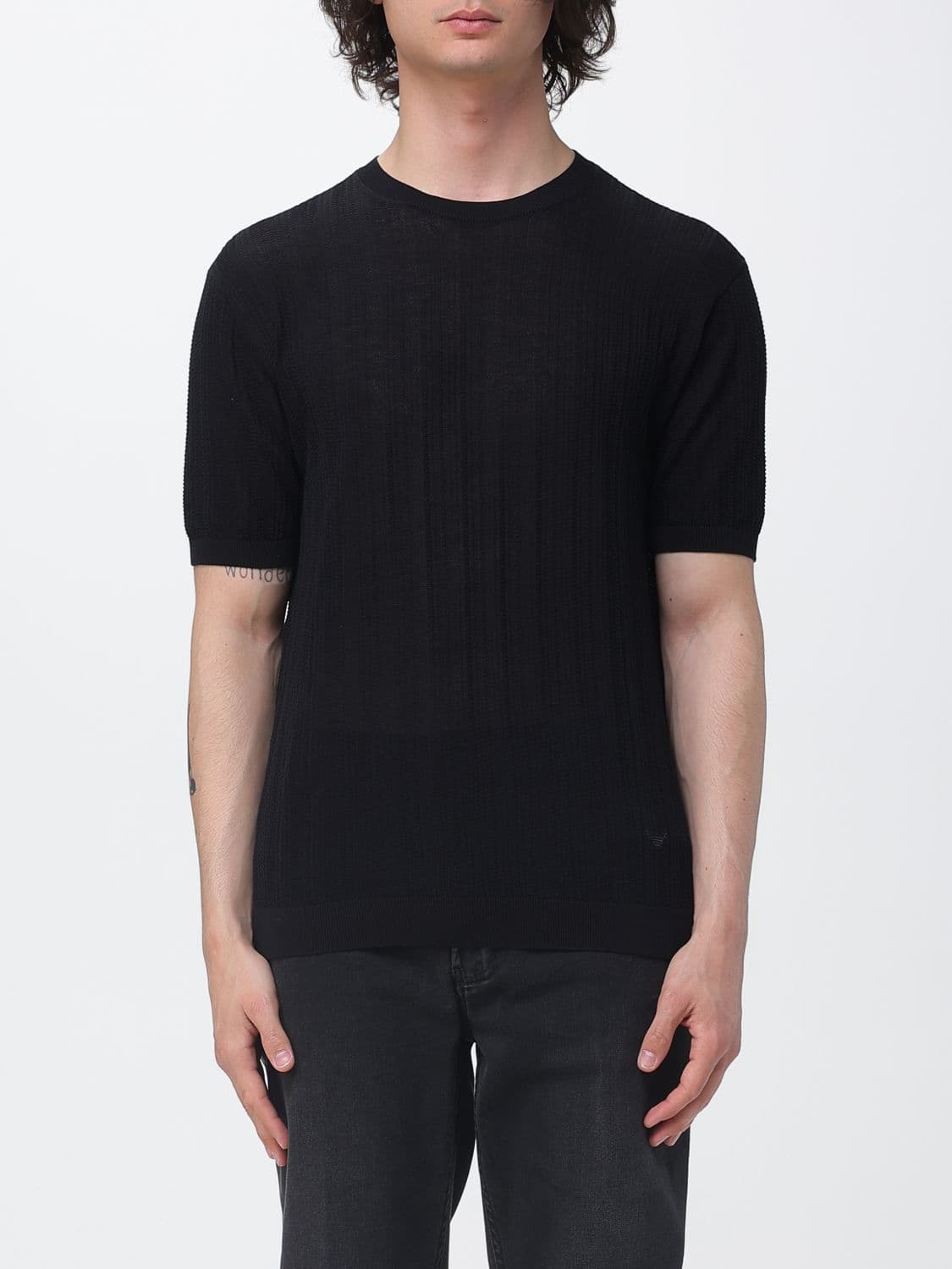 Emporio Armani Sweater Men color Black