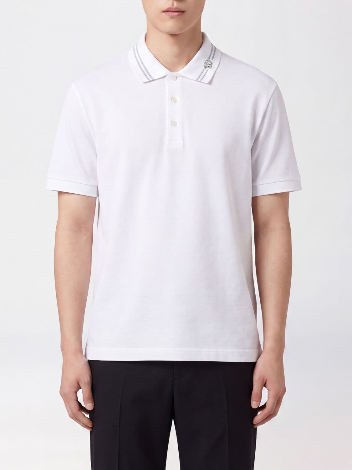 Versace Polo Shirt Men color White