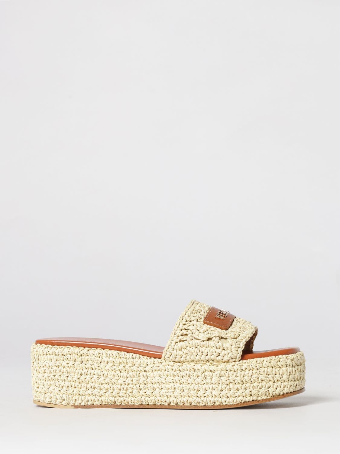 Versace Heeled Sandal Woman color Natural