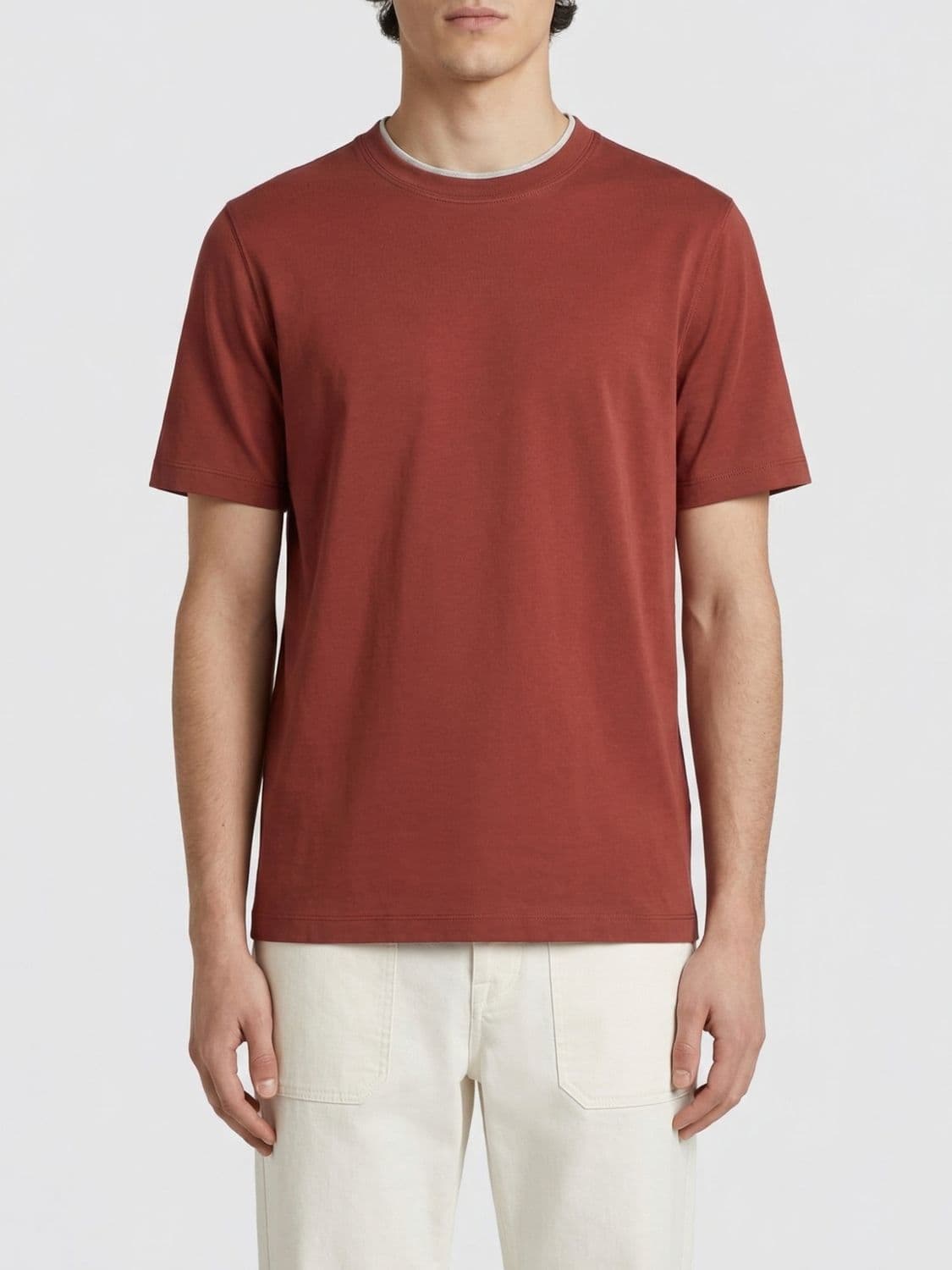 Brunello Cucinelli T-Shirt Men color Red
