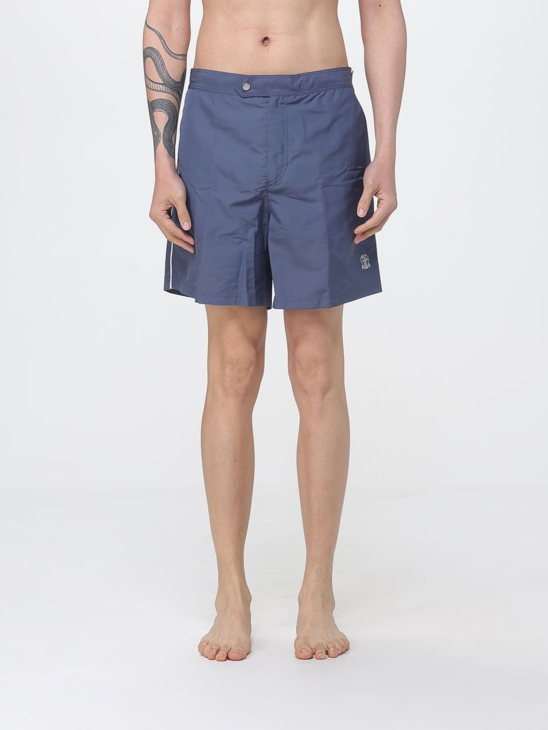 Brunello Cucinelli Swimsuit Men color Denim