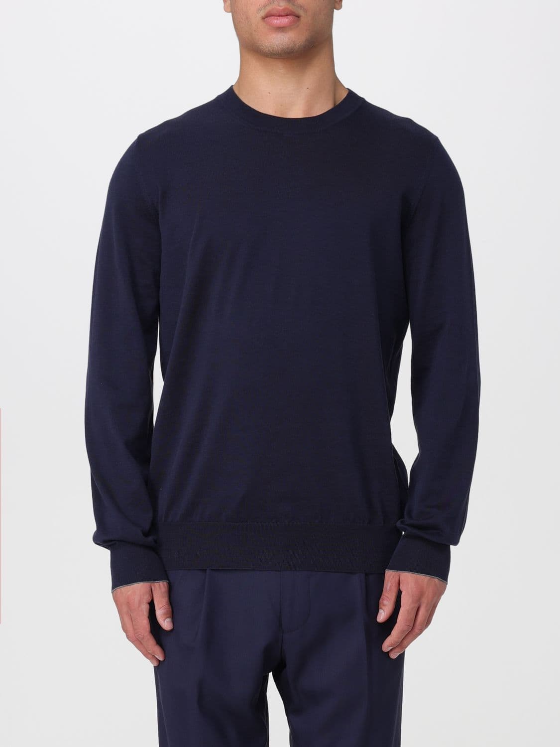 Brunello Cucinelli Sweater Men color Blue