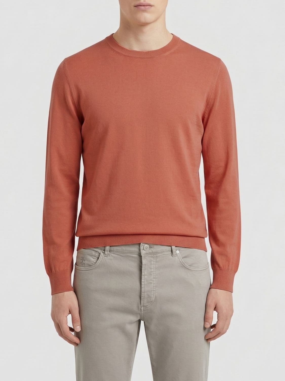Brunello Cucinelli Sweater Men color Peach · 48