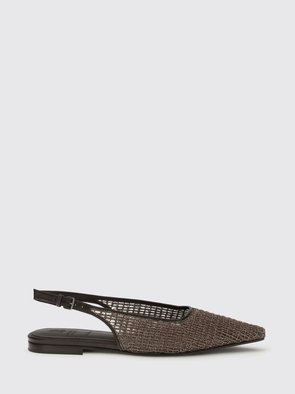 Brunello Cucinelli Ballet Flat Woman color Dark