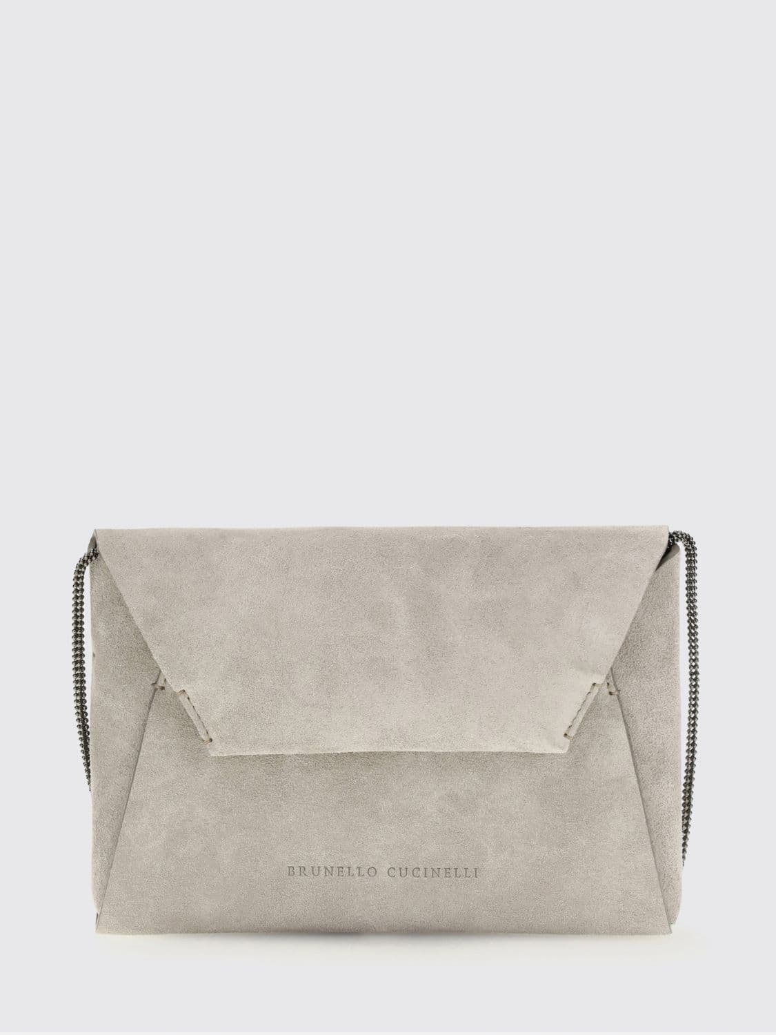 Brunello Cucinelli Clutch Woman color Ice