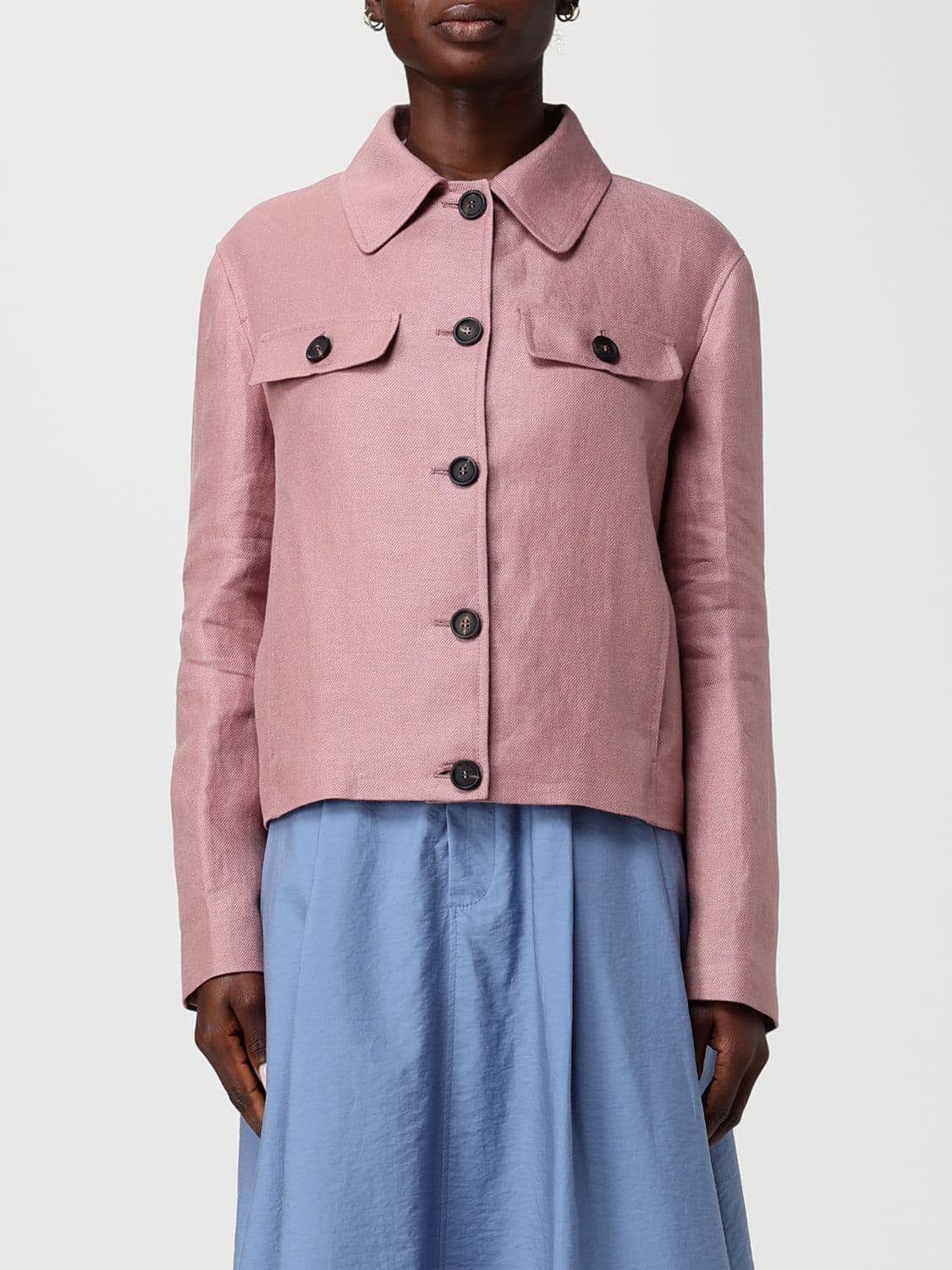 Brunello Cucinelli Jacket Woman color Pink