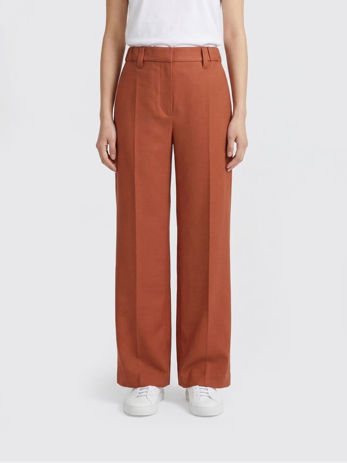 Brunello Cucinelli Pants Woman color Orange