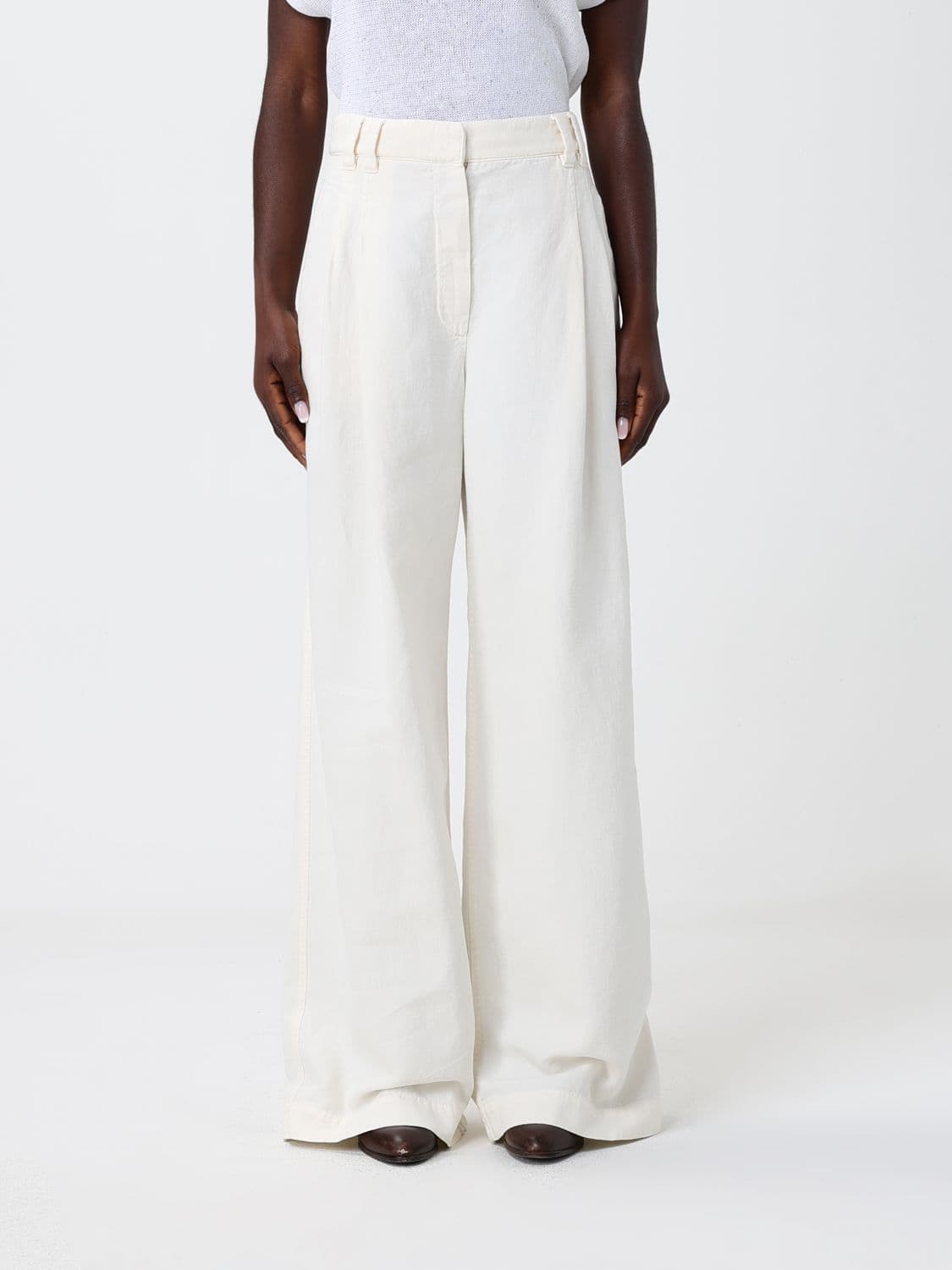 Brunello Cucinelli Pants Woman color Sand