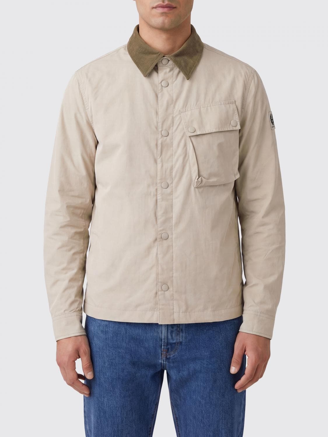 Belstaff Jacket Men color Silver