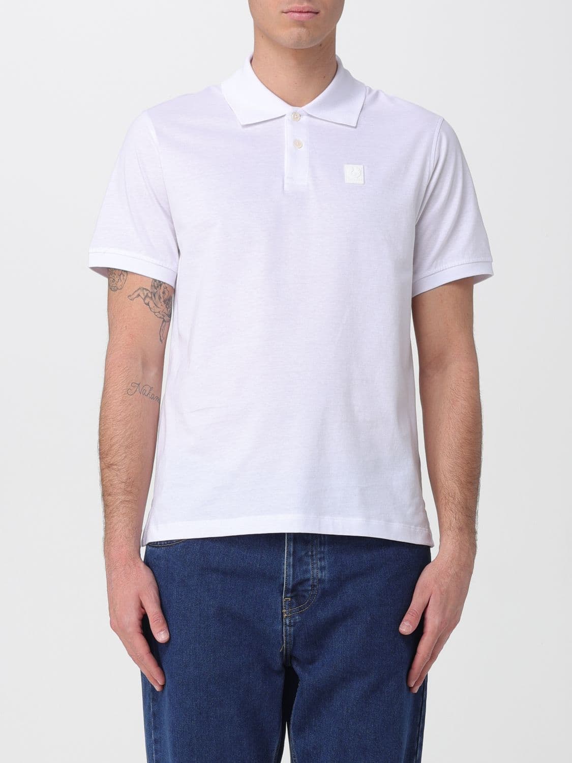 Belstaff Polo Shirt Men color White