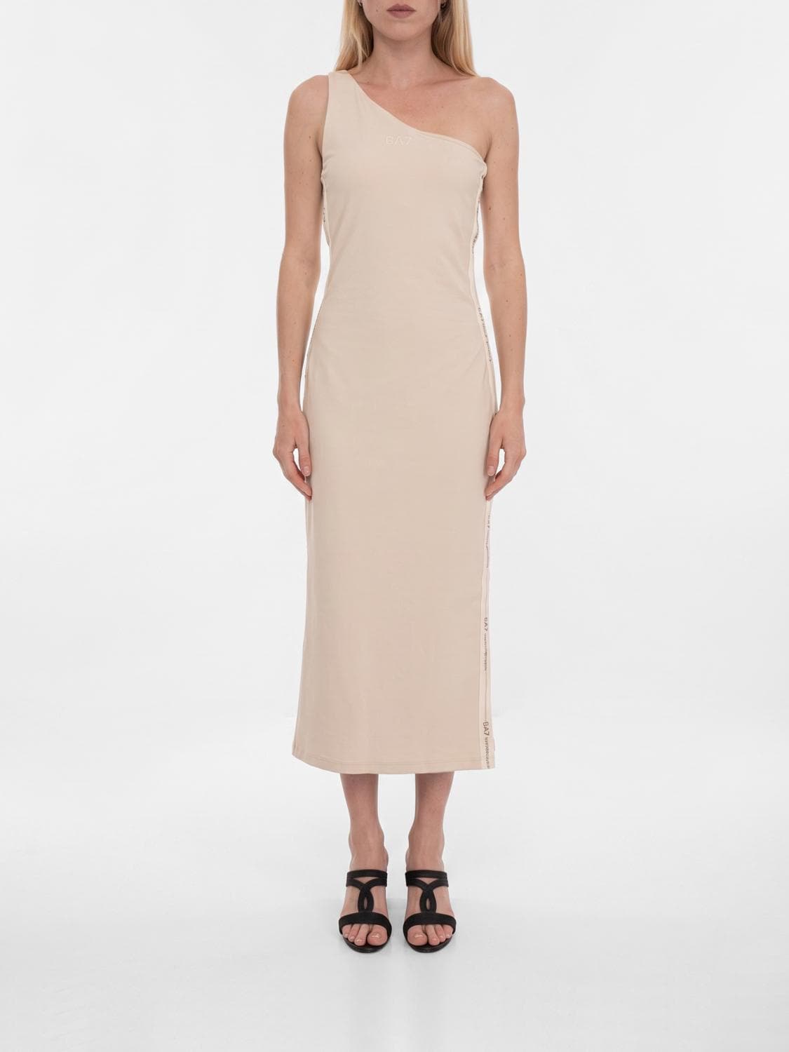 Ea7 Dress Woman color Beige