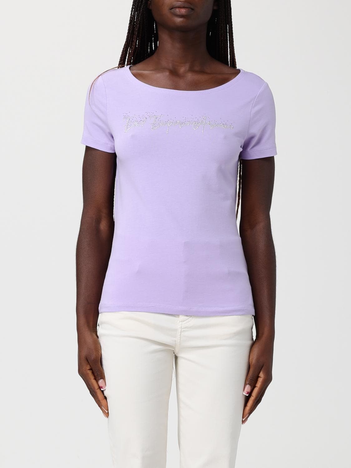 Ea7 T-Shirt Woman color Lilac