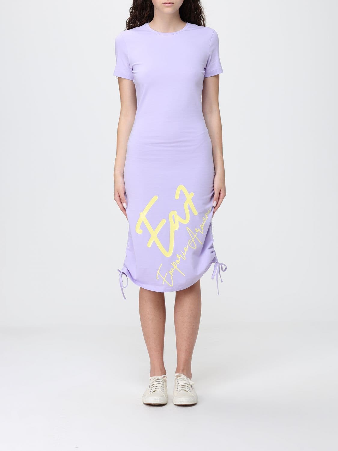 Ea7 Dress Woman color Lilac