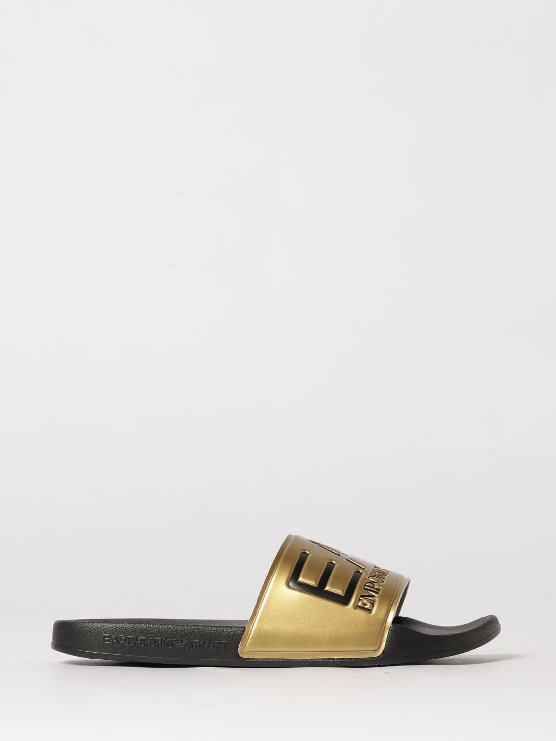 Ea7 Sandals Men color Gold