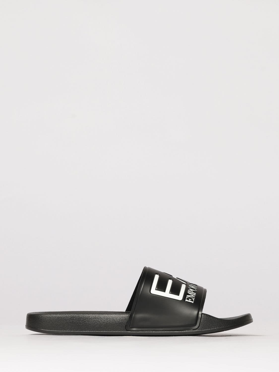 Ea7 Sandals Men color Black 1