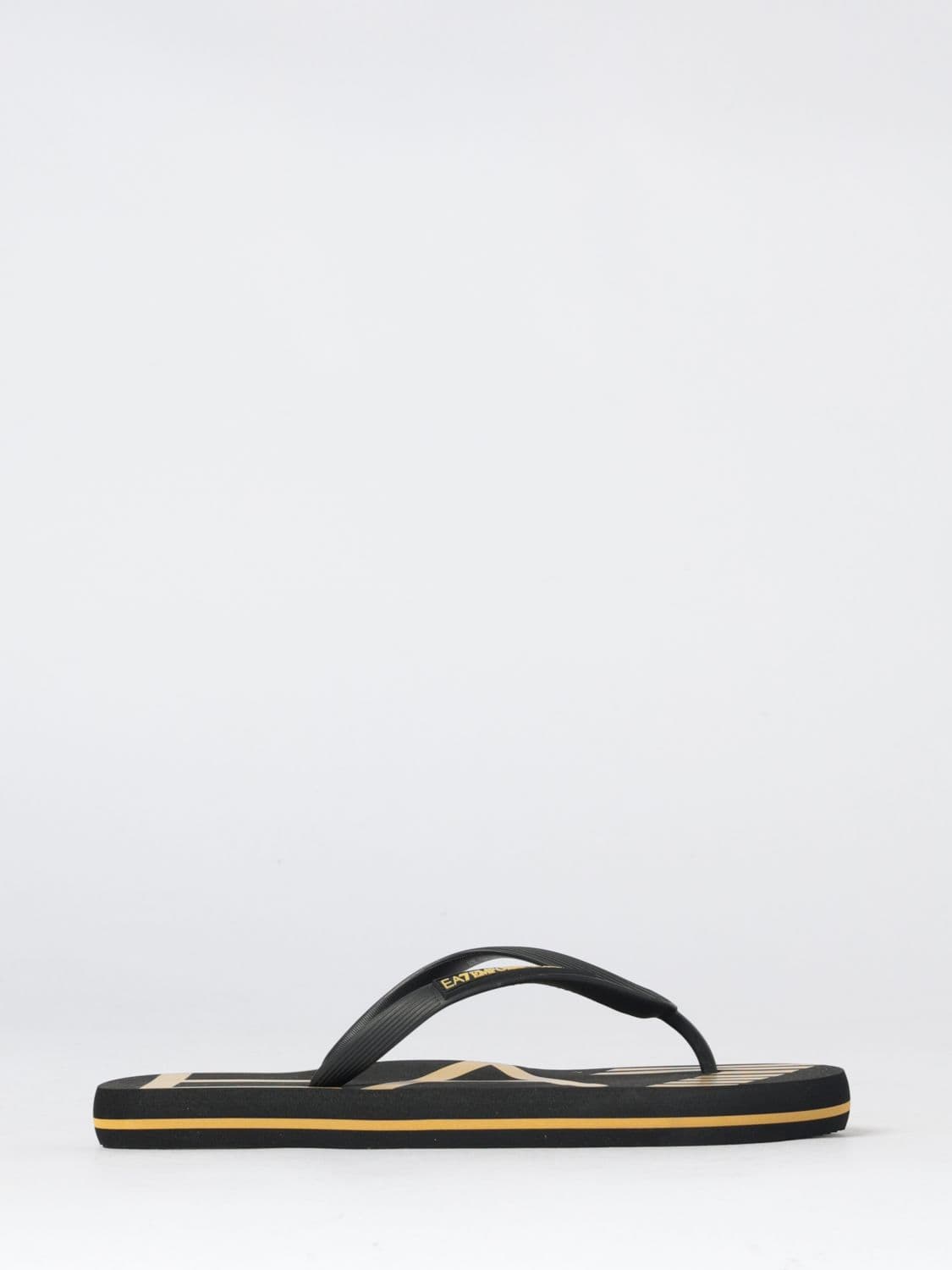 Ea7 Sandals Men color Black