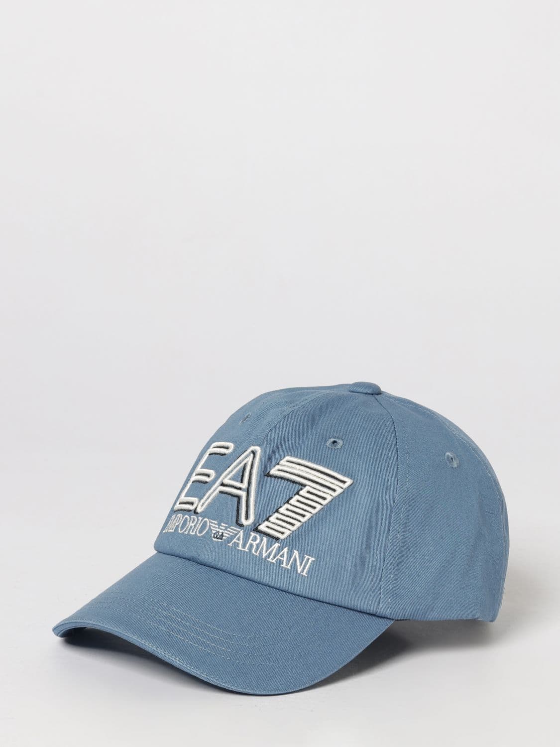 Ea7 Hat Men color Gnawed Blue