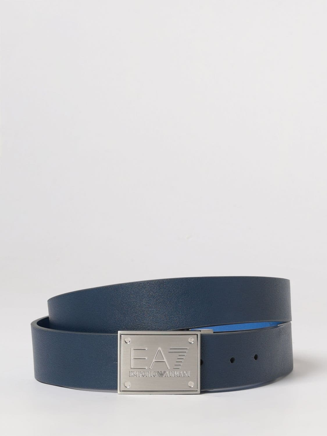 Ea7 Belt Men color Blue