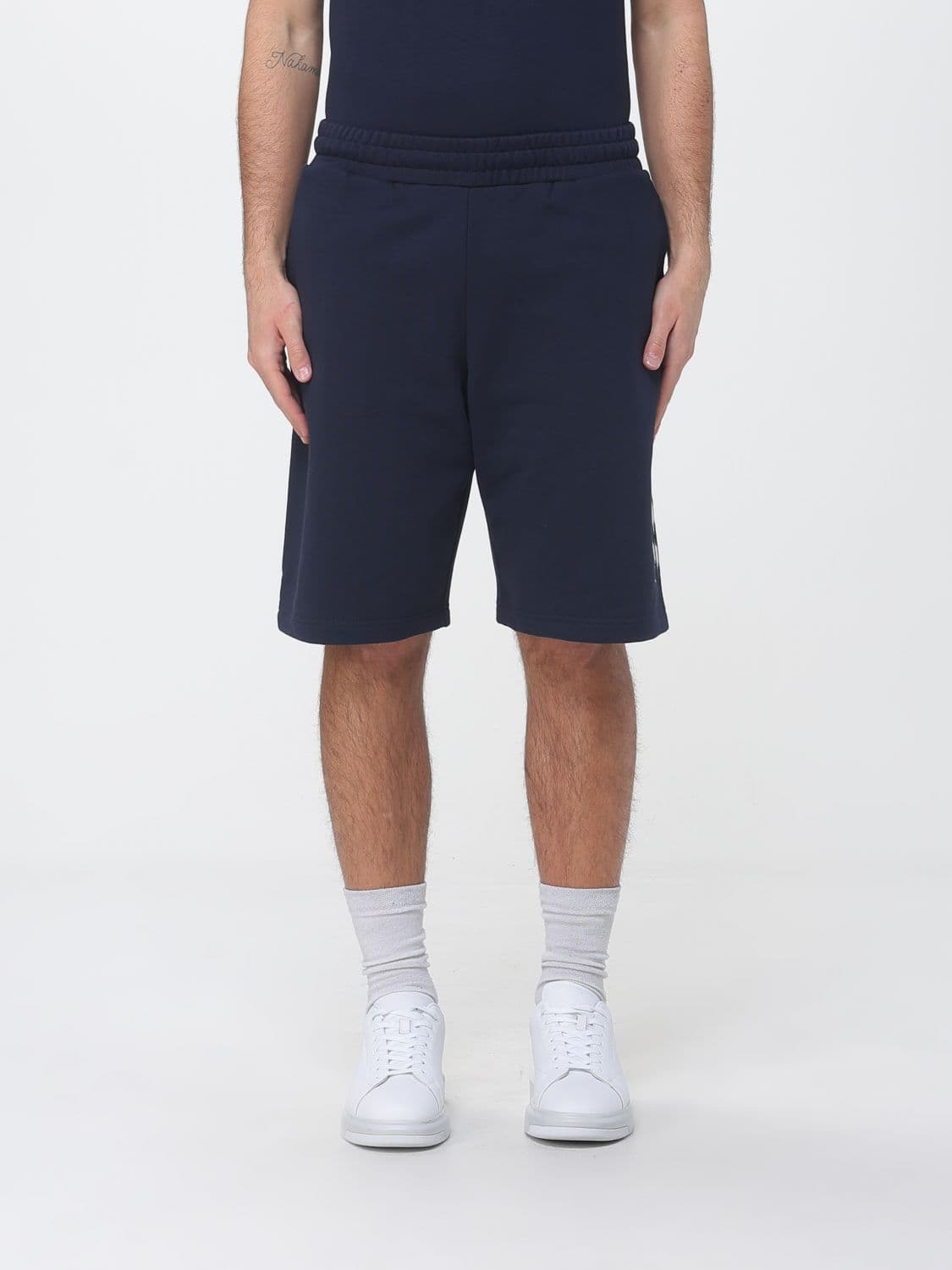 Ea7 Shorts Men color Blue