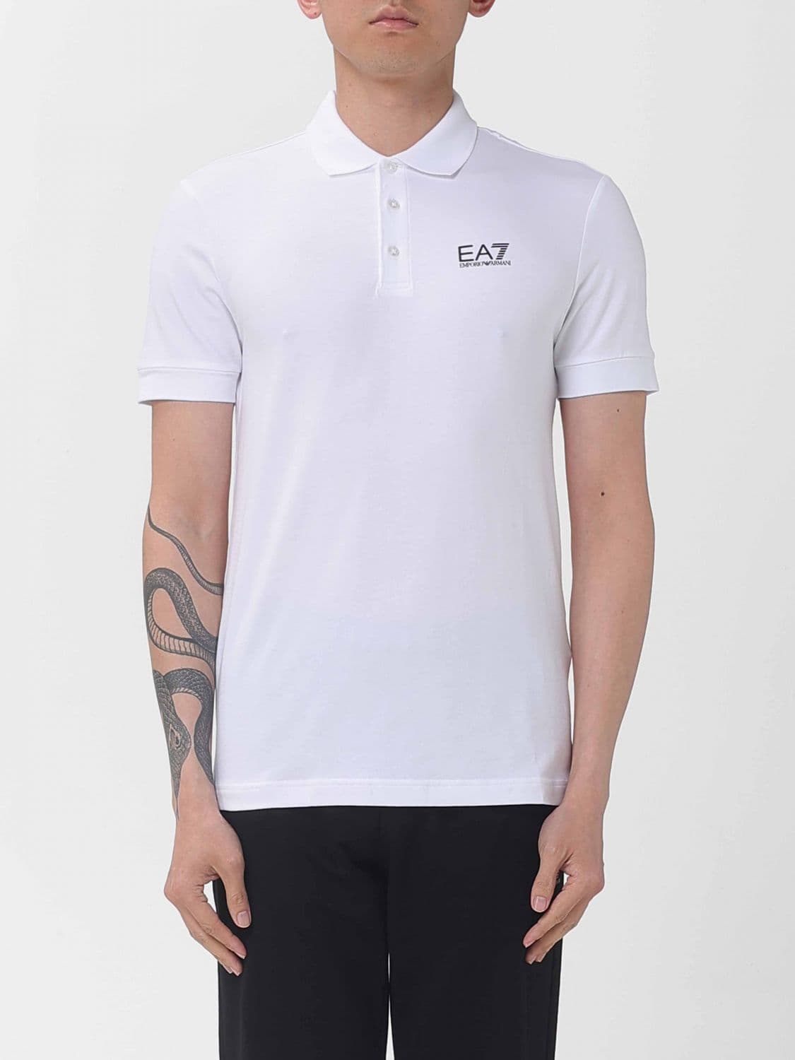 Ea7 Polo Shirt Men color White