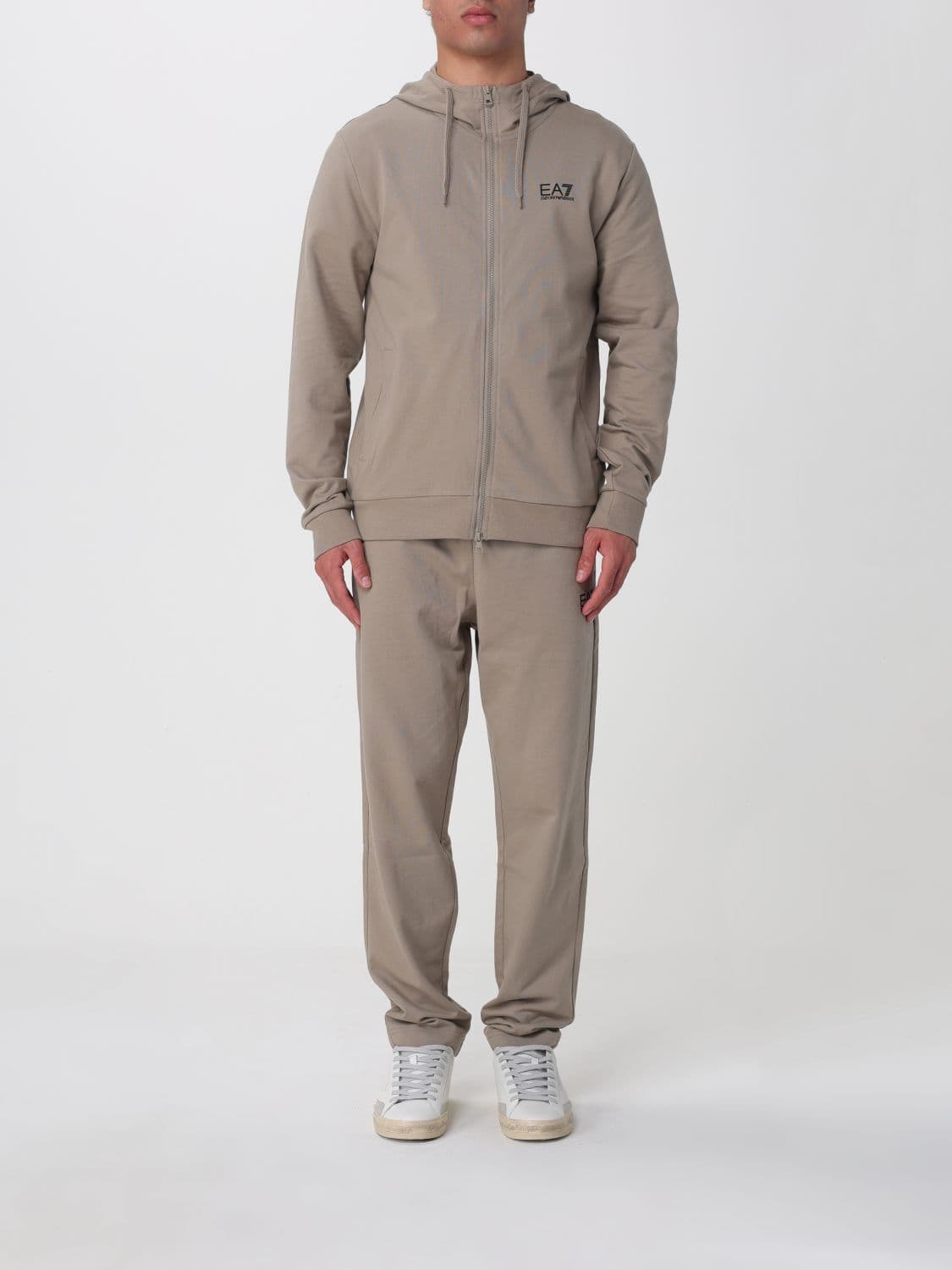 Ea7 Sweat Men color Dove Grey