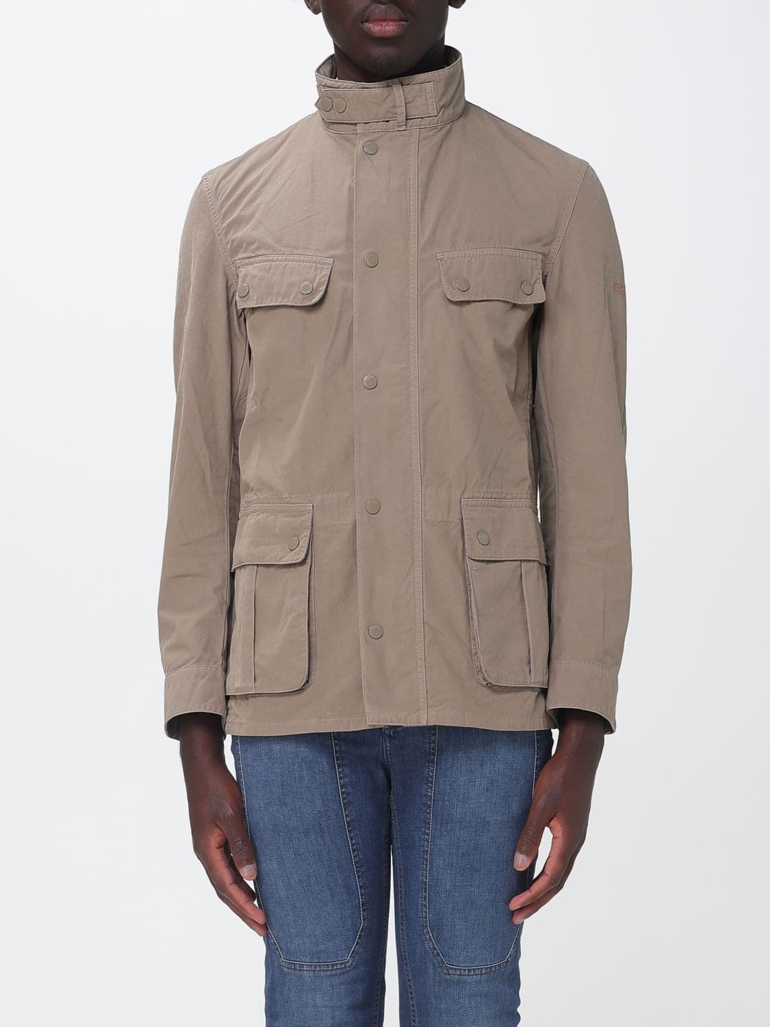 Barbour Coat Men color Sand