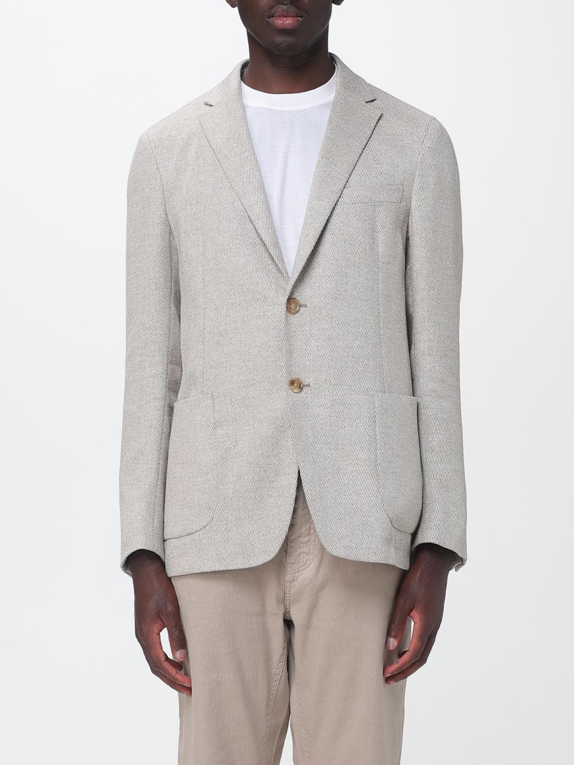 Zegna Jacket Men color Water