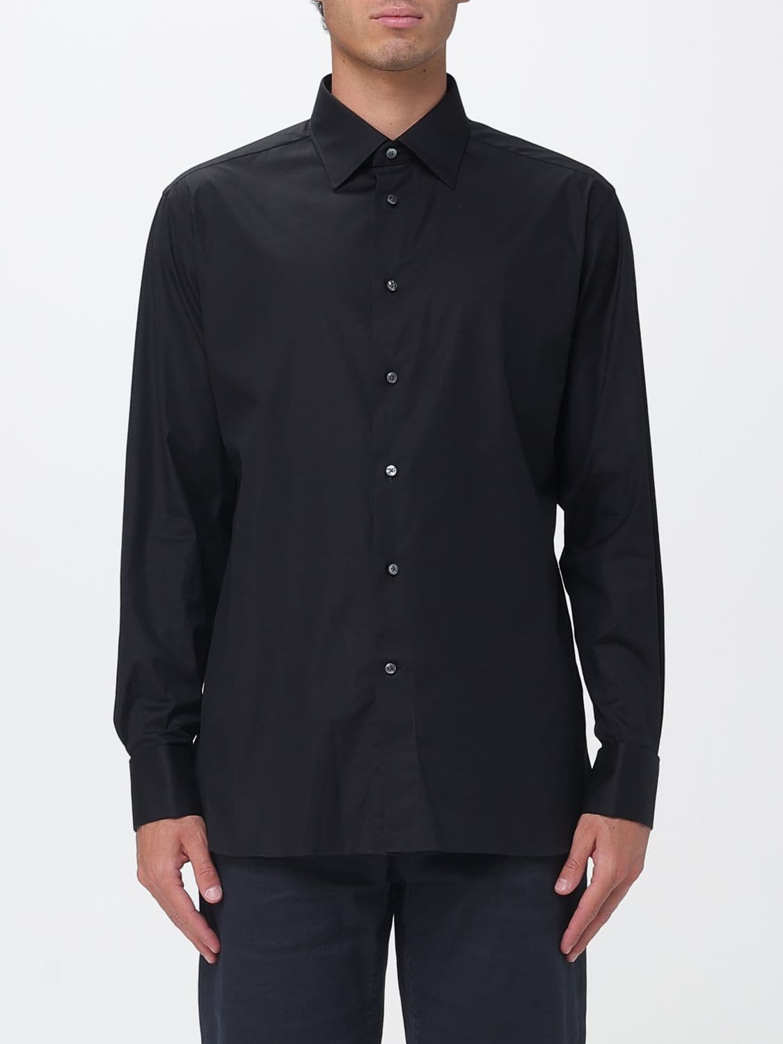 Zegna Shirt Men color Black