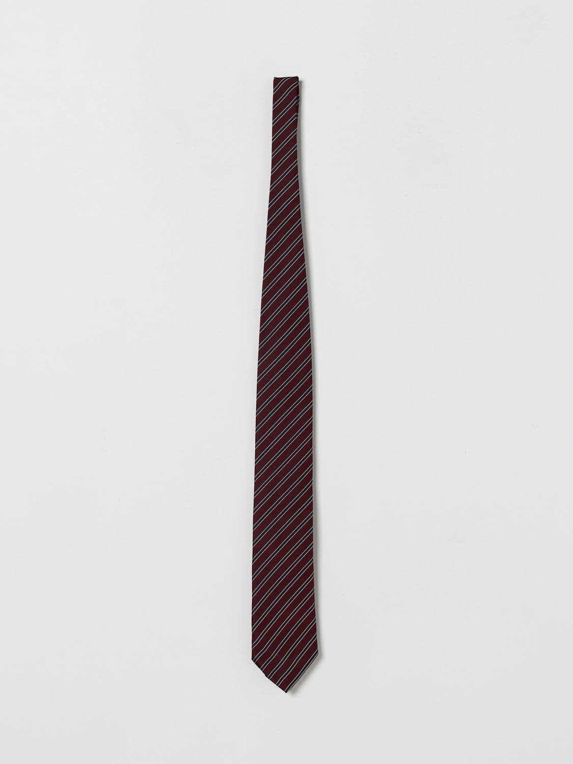 Zegna Tie Men color Burgundy