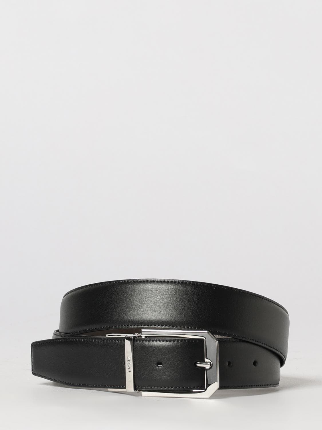Zegna Belt Men color Black